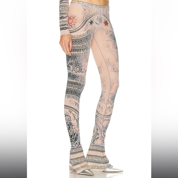 JEAN PAUL GAUTHIER Printed Soleil Flare Trouser - Picture 2 of 4